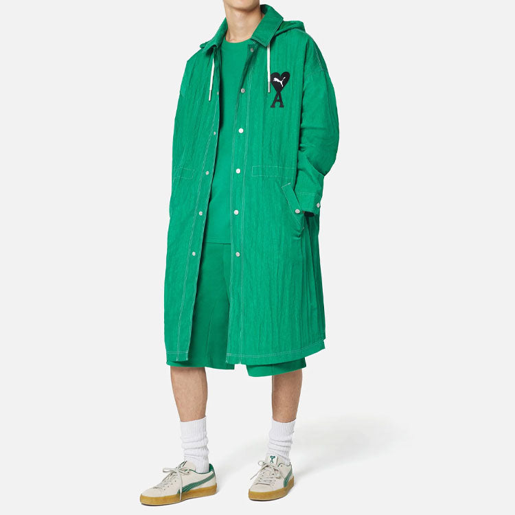 PUMA X AMI Light Nylon Jacket 'Green' 534064-96