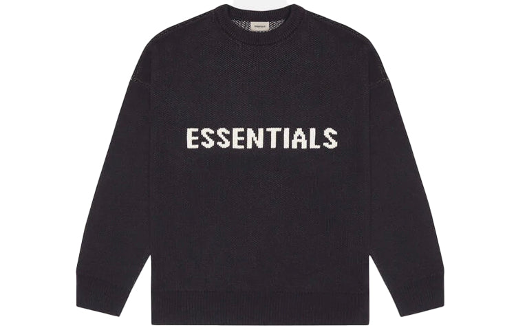 Fear of God Essentials FW20 Knit Sweater 'Black' 0192508520004001