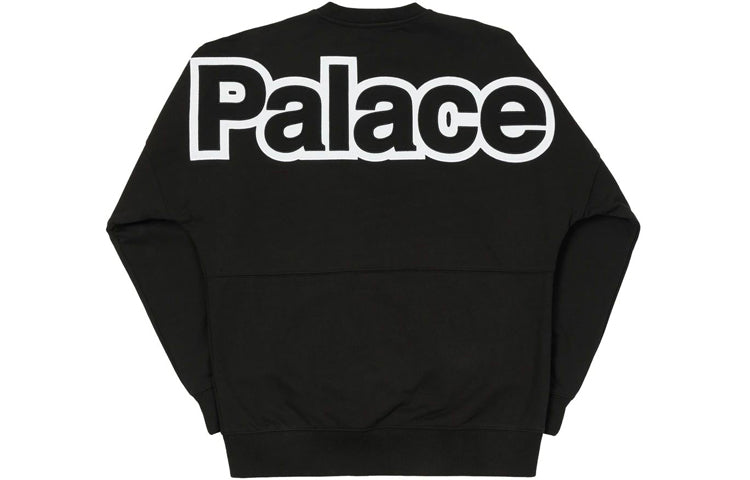 Palace FW21 Word Crew Sweater 'Black' P20CS016