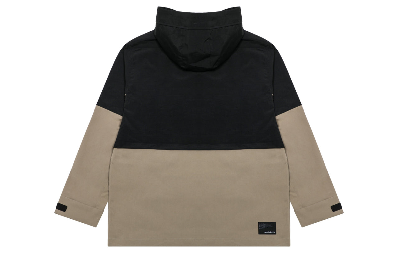New Balance Detachable Hooded Two-In-One Woven Solid Jacket 'Khaki' AMJ23315-DRI