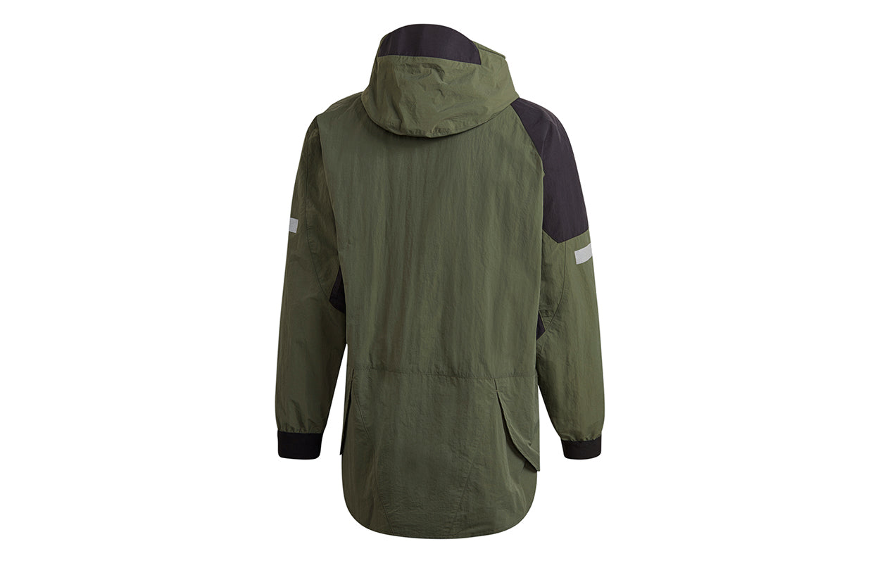 adidas originals Adv Fz Wb Zipper hooded track Jacket Basic Green GD5587
