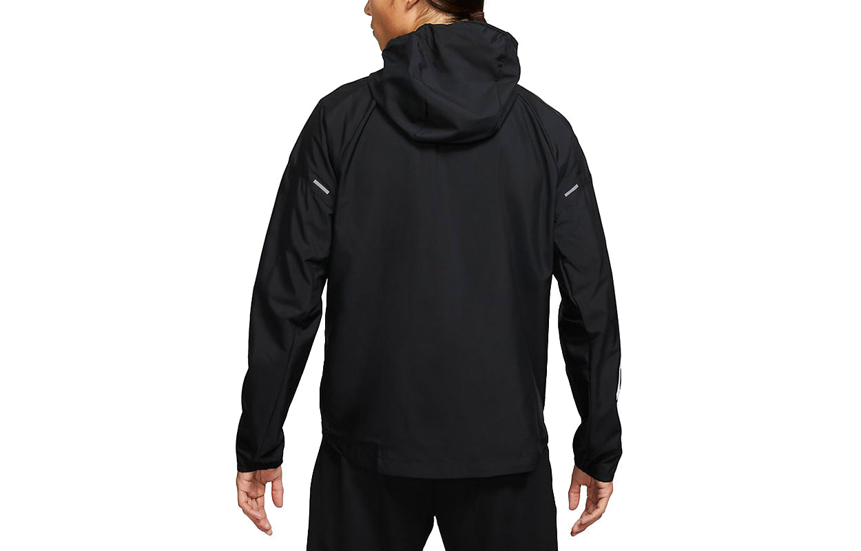 Nike Wild Run Casual Running Hooded Jacket 'Black' DA0191-010