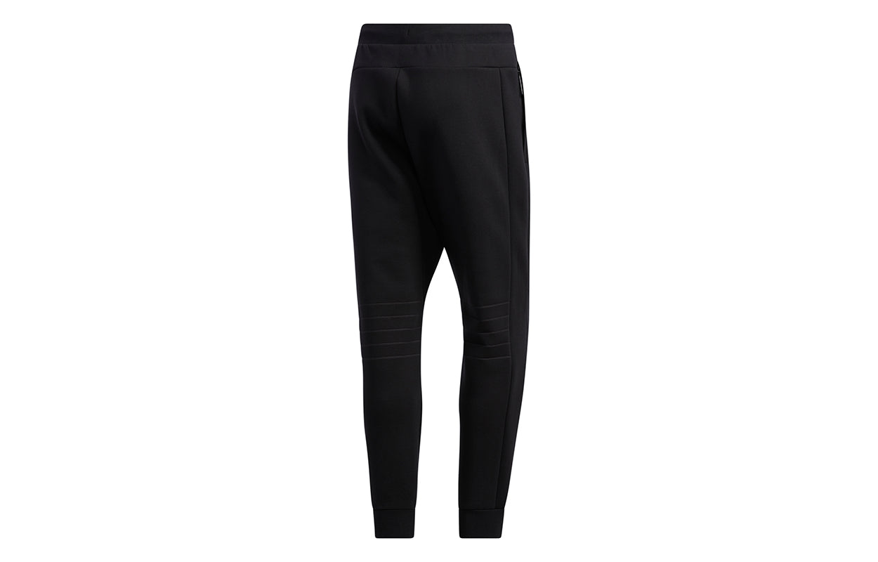 adidas Th Pnt Peach Solid Color Casual Cozy Bundle Feet Sports Pants Black GM4412