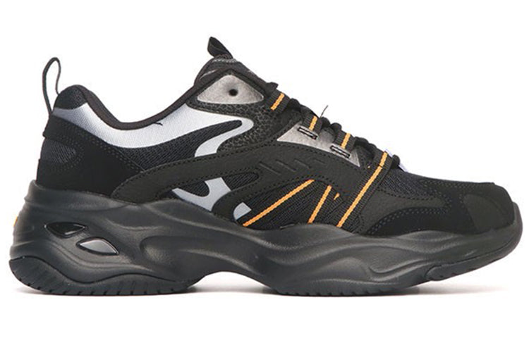 Skechers Casual Daddy's Shoes 'Black Silver Orange' 237410-BKOR