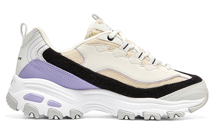 (WMNS) Skechers DLITES 1.0 'Beige Purple' 896148-MLT