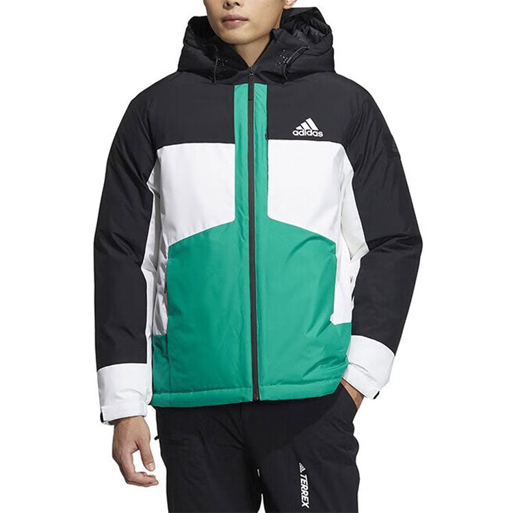 adidas Neo Track Jackets 'Green White Black' IA4215