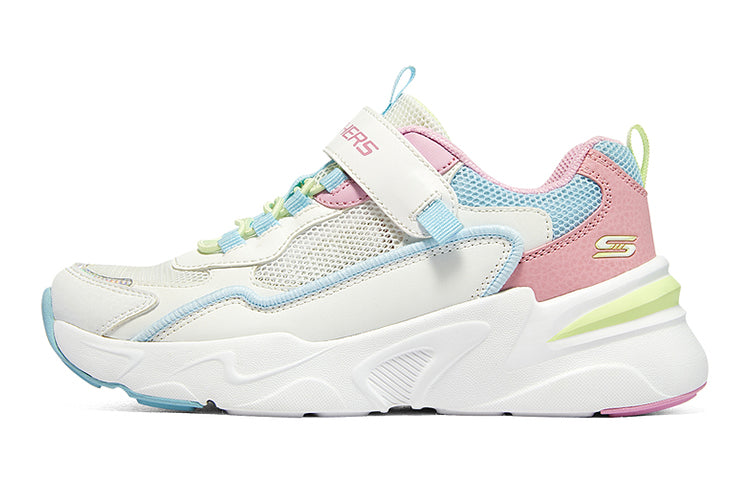 (GS) Skechers Bob's Bamina 'White Pink' 302543L-WPK
