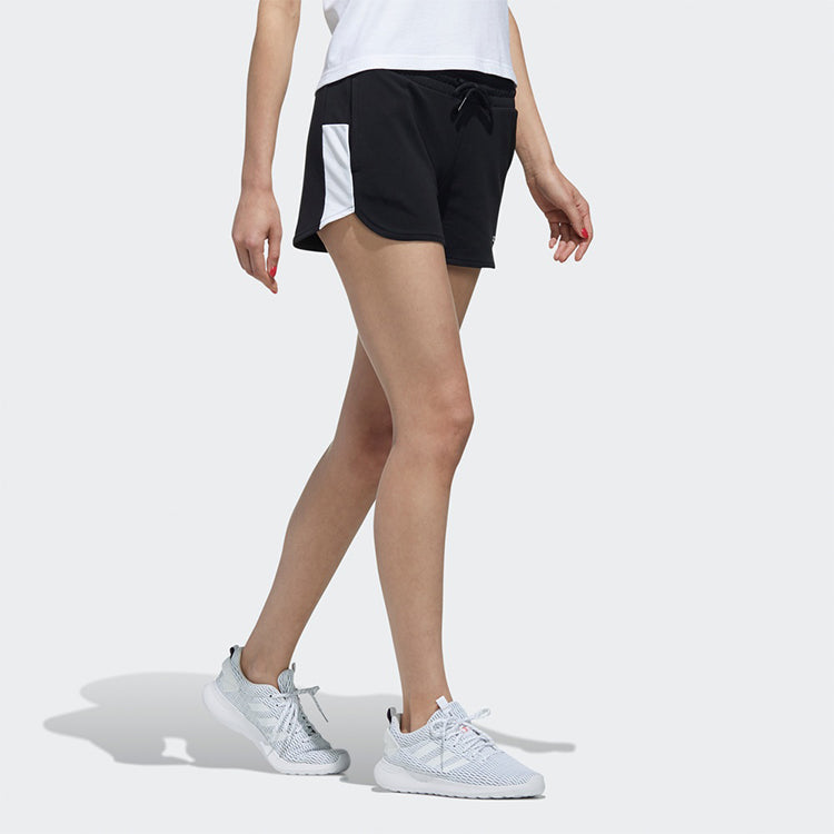 (WMNS) adidas neo Fv Logo Printing Shorts Black DW7744