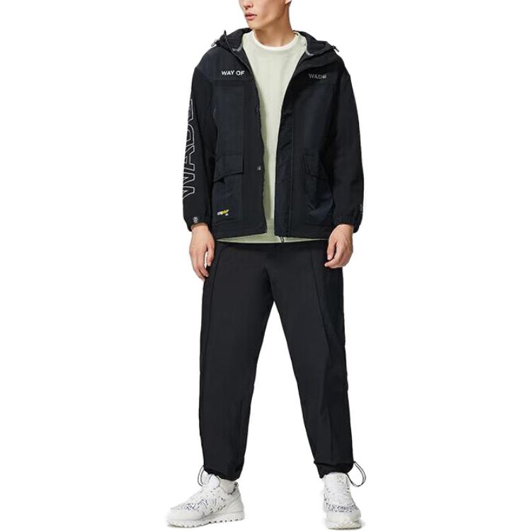 Li-Ning Way Of Wade Logo Waterproof Hooded Jacket 'Black' AFDSB11-1