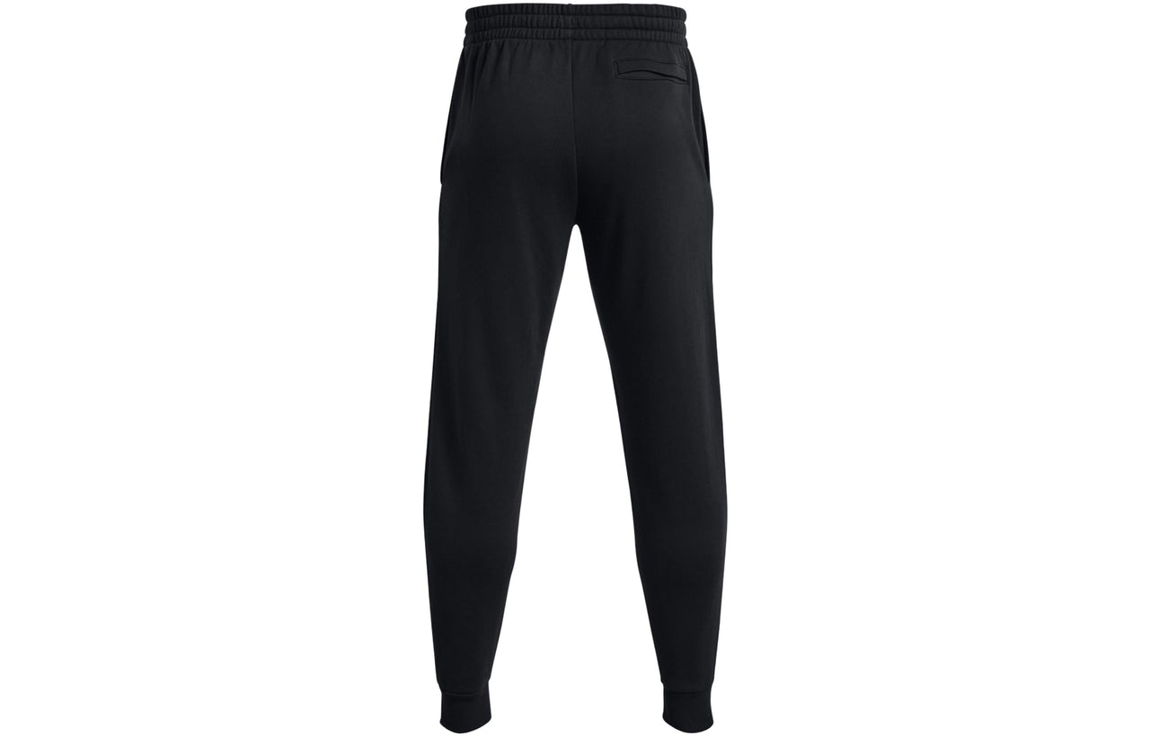 Under Armour Rival Fleece Graphic Joggers 'Black White' 1379776-001