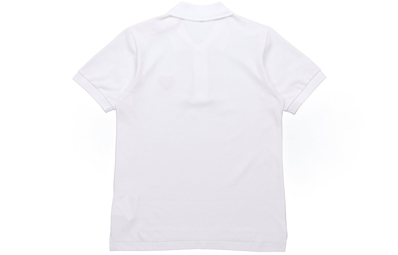 (WMNS) COMME des GARCONS PLAY Polo Red Emblem 'White' AZ-T005-051-5