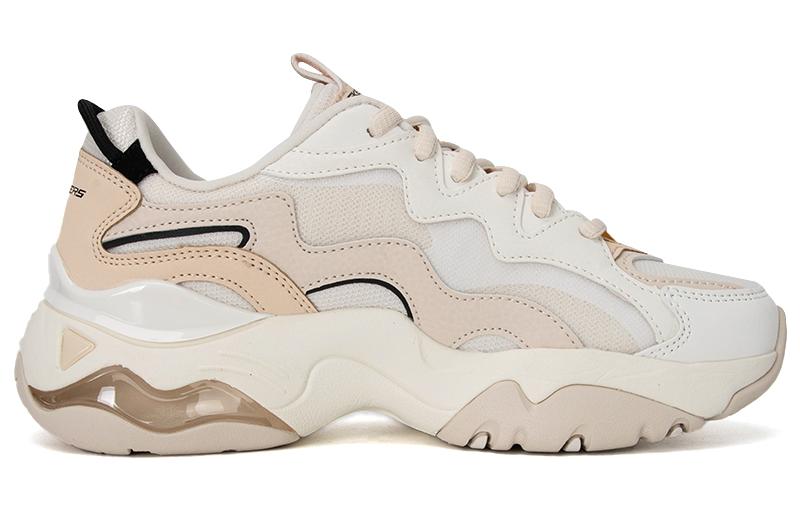 (WMNS) Skechers DLites 3-High Alert Shoes 'White Pink' 896254-NAT