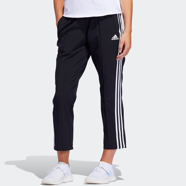 (WMNS) adidas 3s Wvn 78 logo Printing Training Sports Pants/Trousers/Joggers Black FJ7153