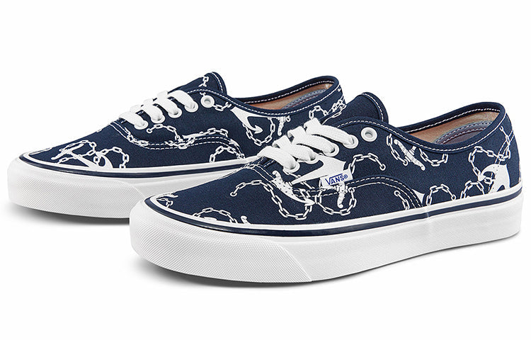 Vans Authentic 44 Deck DX Casual Skateboarding Shoes Unisex Navy Blue VN0A5JMQNVY