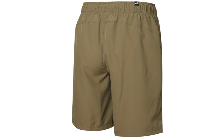 PUMA Logo Woven Shorts 'Brown' 846003-49