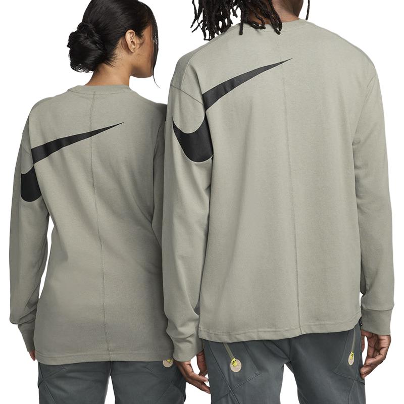Nike ISPA Long Sleeve T-shirt 'Dark Ash Black' FJ7375-053