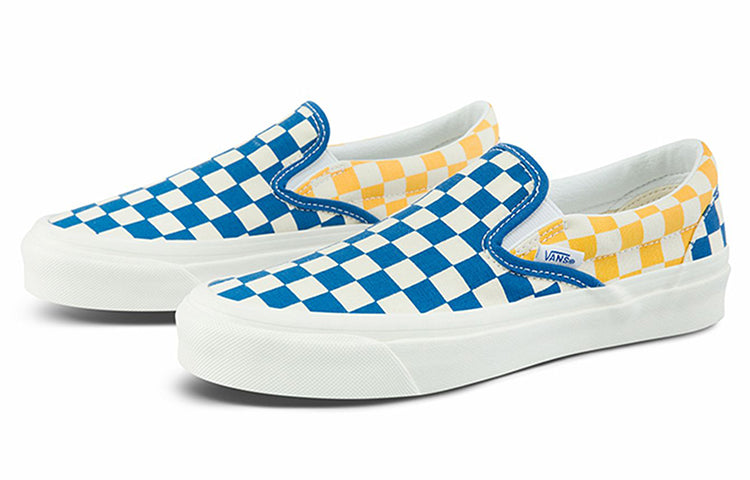 Vans Style 98 Checkboard Yellow Blue VN0A3JEX45U