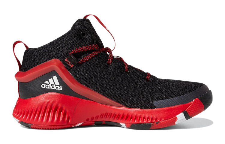 (GS) adidas Lockdown J Wear-resistant Non-Slip Black Red GZ3083