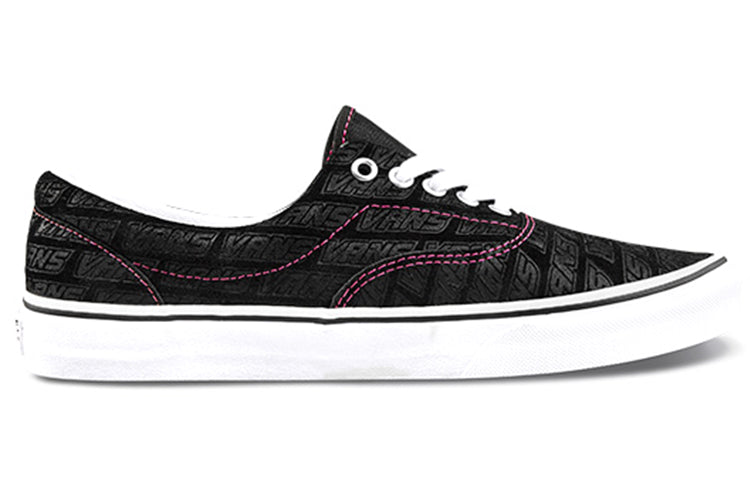 Vans Era Low Tops Casual Skateboarding Shoes Unisex Black Alphabet VN0A4U39X00