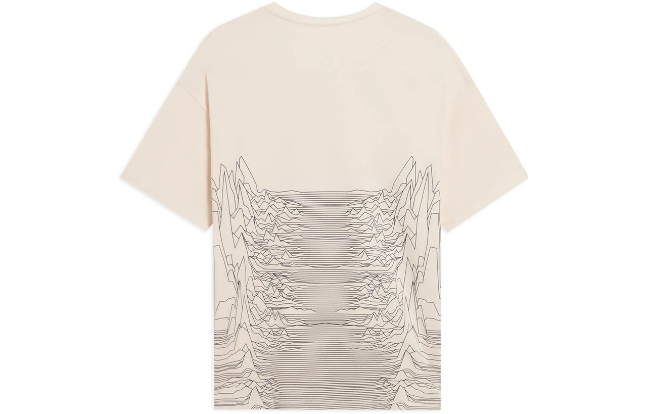 Li-Ning Mountain Graphic T-shirt 'Beige' AHSS134-4