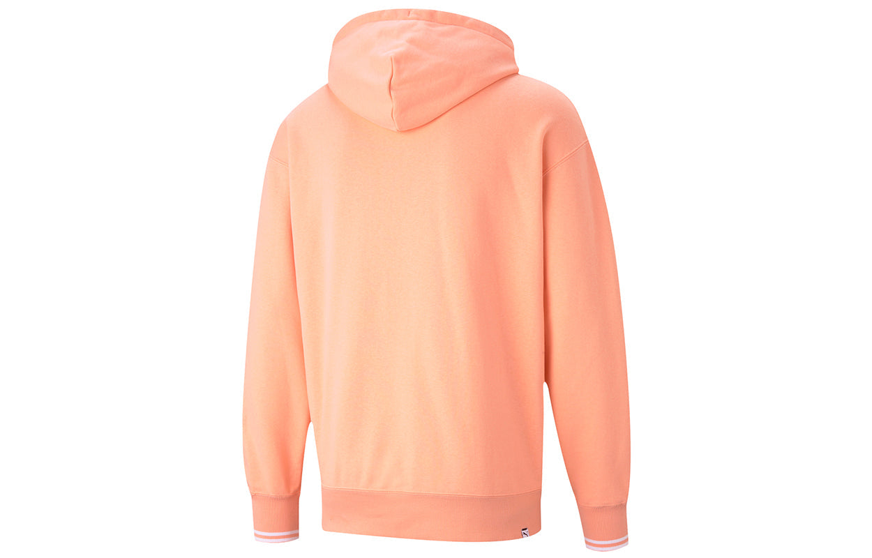 PUMA Downtown Logo Hoodie 'Pink Black White' 531430-26