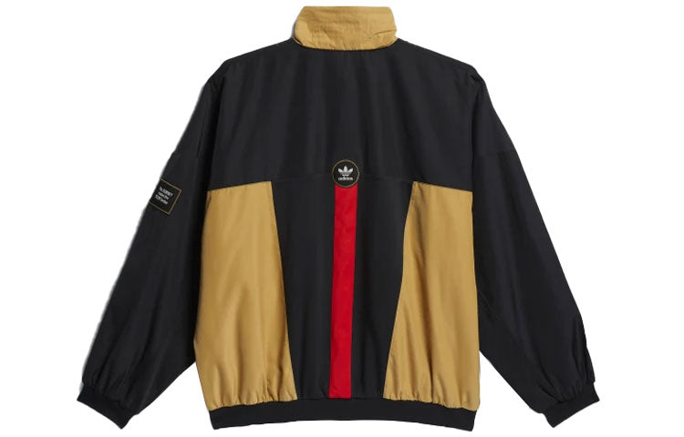 Men's adidas originals x MIDWEST KIDS Crossover Loose Casual Stand Collar Sports Jacket Colorblock H62574