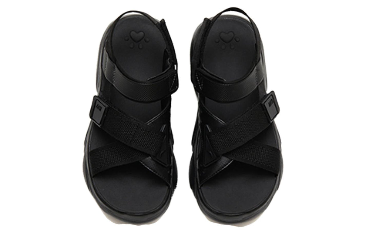 (WMNS) ANTA Life Series Sandals 'Black' 122338503-3