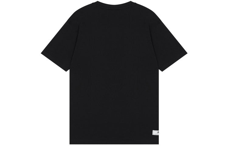 New Balance Men's New Balance Alphabet Printing Sports Round Neck Pullover Short Sleeve Black MT13586-BK