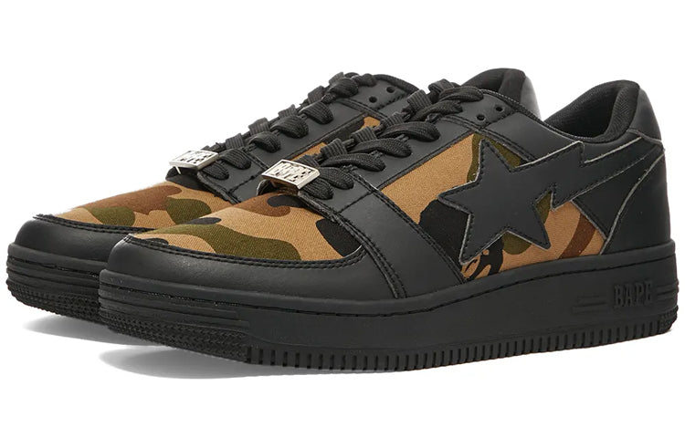 A Bathing Ape Bape sta Low M1 '1st Camo - Black' 1F80191002-BLK