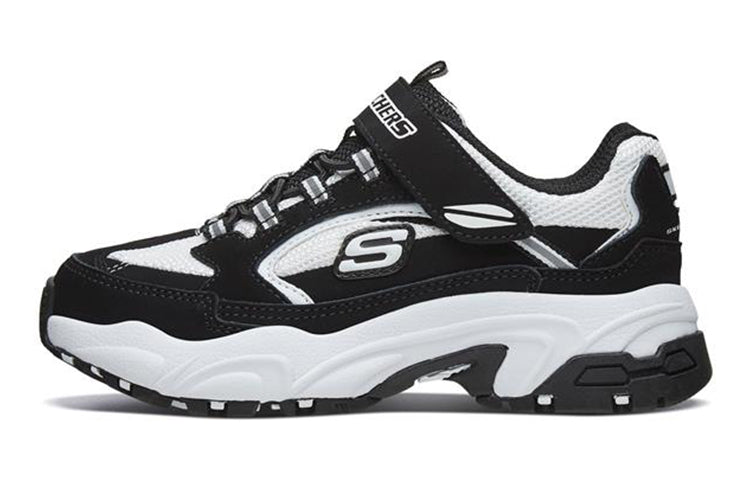 (GS) Skechers Stamina 'Black White' 98170L-BKW