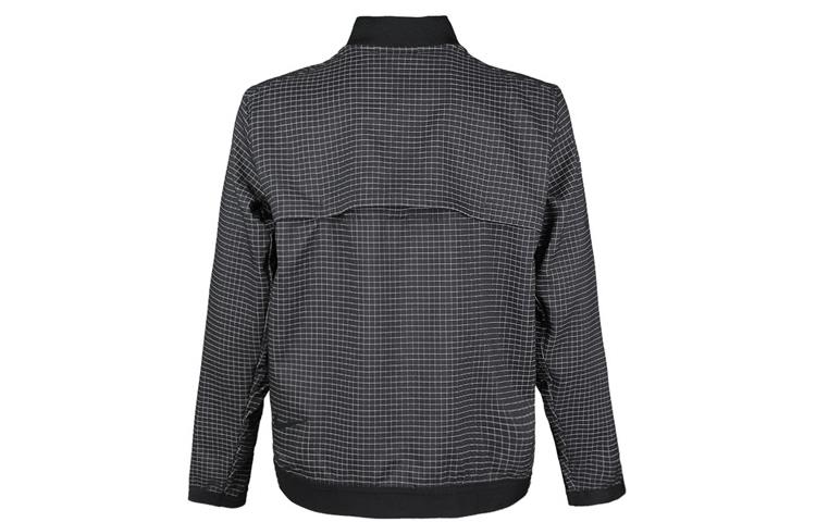 Nike Athleisure Casual Sports mesh Stand Collar Woven Jacket Black AR1579-010