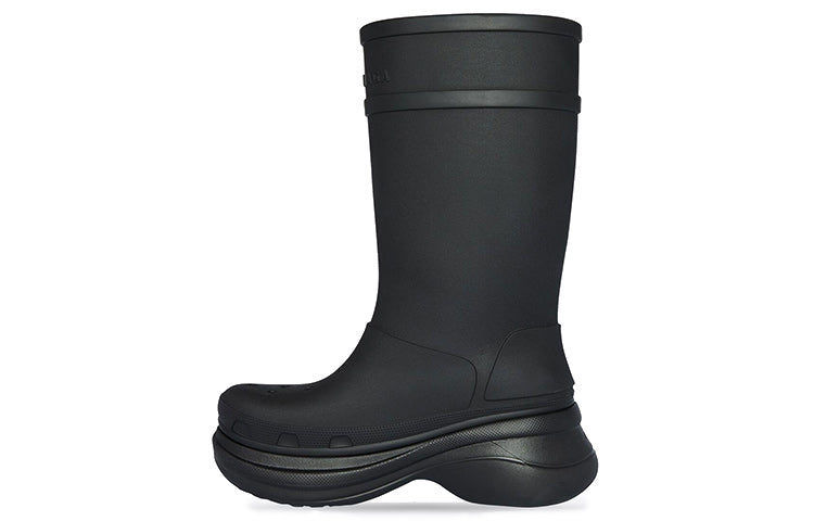 (WMNS) Crocs x Balenciaga Boots 'Black' 677388W1S8E1000