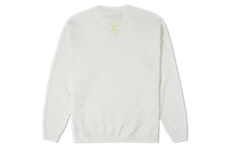 Converse Counter Climate Graphic Crew Sweatshirt 'White' 10025032-A02
