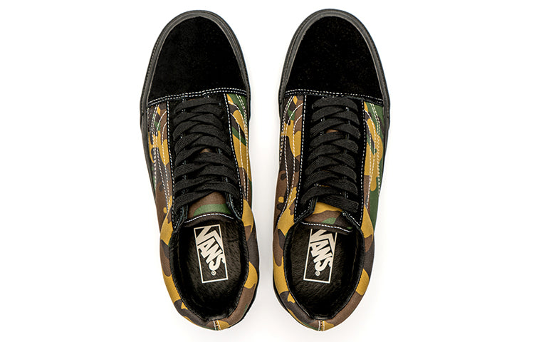 Supreme x Vans Unisex Old Skool Sneakers Black/Green VN0001R1G8D