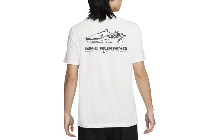 Nike Track Club Dri-FIT Running T-shirt Asia Sizing 'White' FQ3919-121