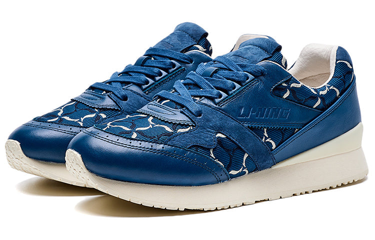 (WMNS) Li-Ning 1990 Running Shoes 'Blue White' ALFR128-2