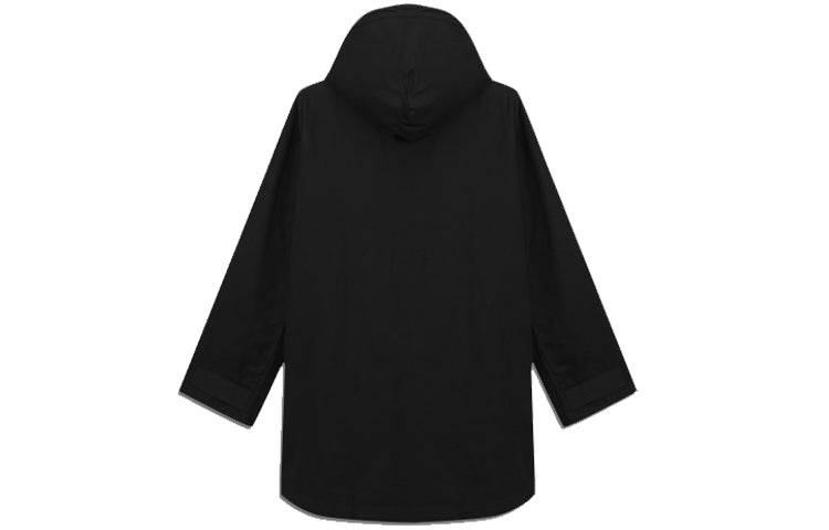 Men's Y-3 CL NYL PARKA Straight hooded track Jacket Black FN3410