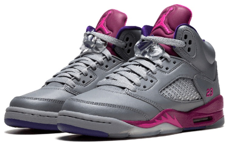 (GS) Air Jordan 5 Retro 'Cement Grey Pink' 440892-009