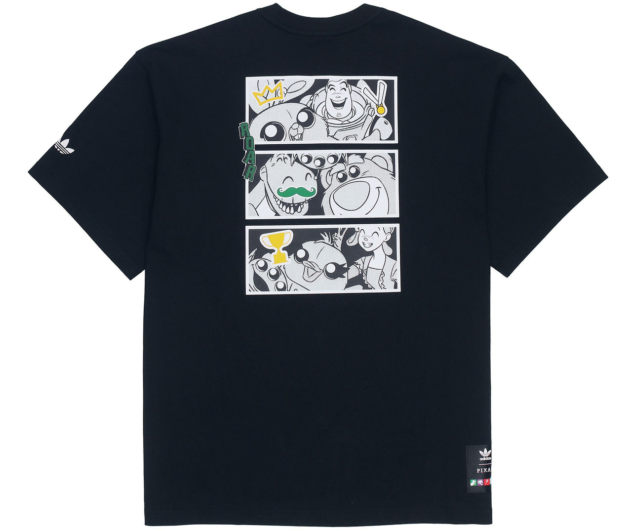 adidas originals x Disney Manga Ss Tee 2 Toy Story Print Sports Short Sleeve Men s Black HC6925