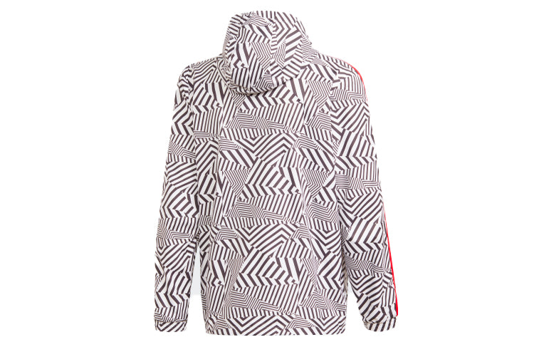 adidas Manchester United Soccer/Football Sports Hooded Jacket White FR3843