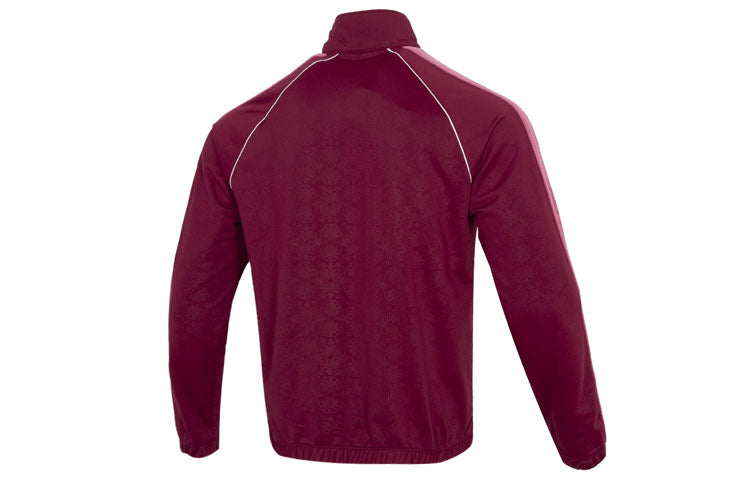 Men's Nike Ga Nk Lwt Jkt Athleisure Casual Sports Stand Collar Colorblock Jacket Wine Red DQ5661-638
