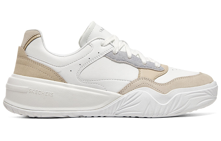 (WMNS) Skechers Denali Shoes 'White Beige' 185022-WPKP