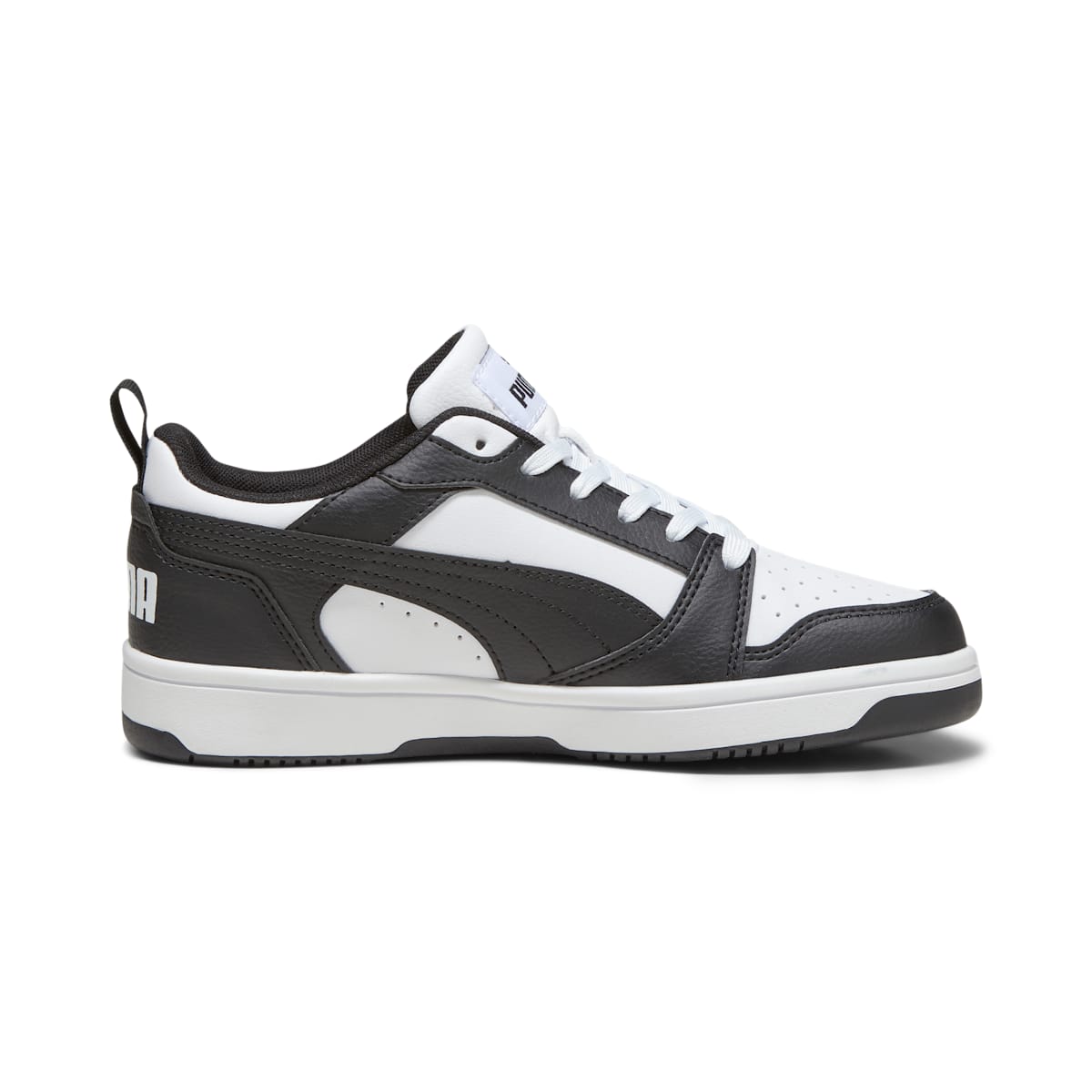 (GS) PUMA Rebound v6 'White Black' 393833-01