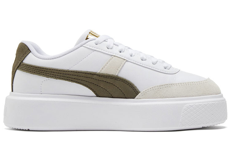 (WMNS) PUMA Oslo Maya Archive Sneakers White/Green 375057-03