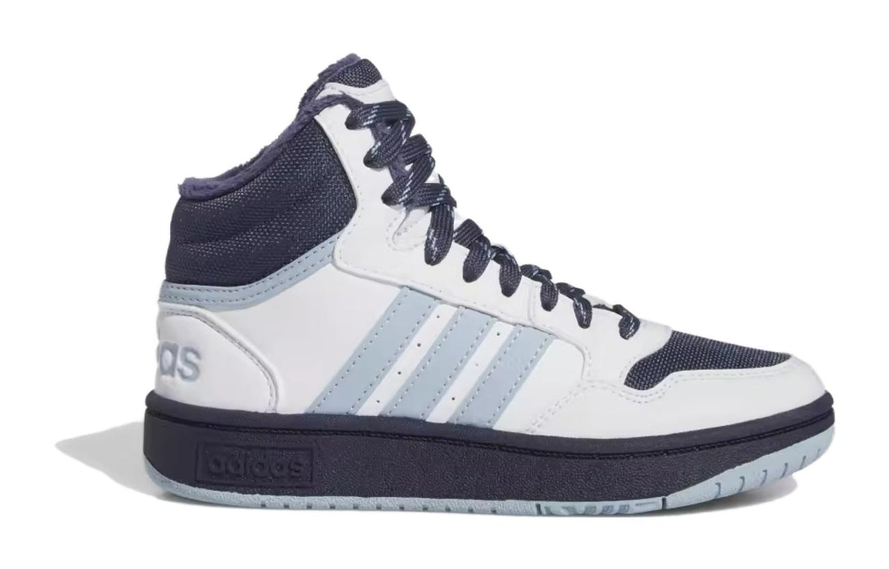 (GS) adidas Hoops Mid 3.0 'White Navy Wonder Blue' IF7737