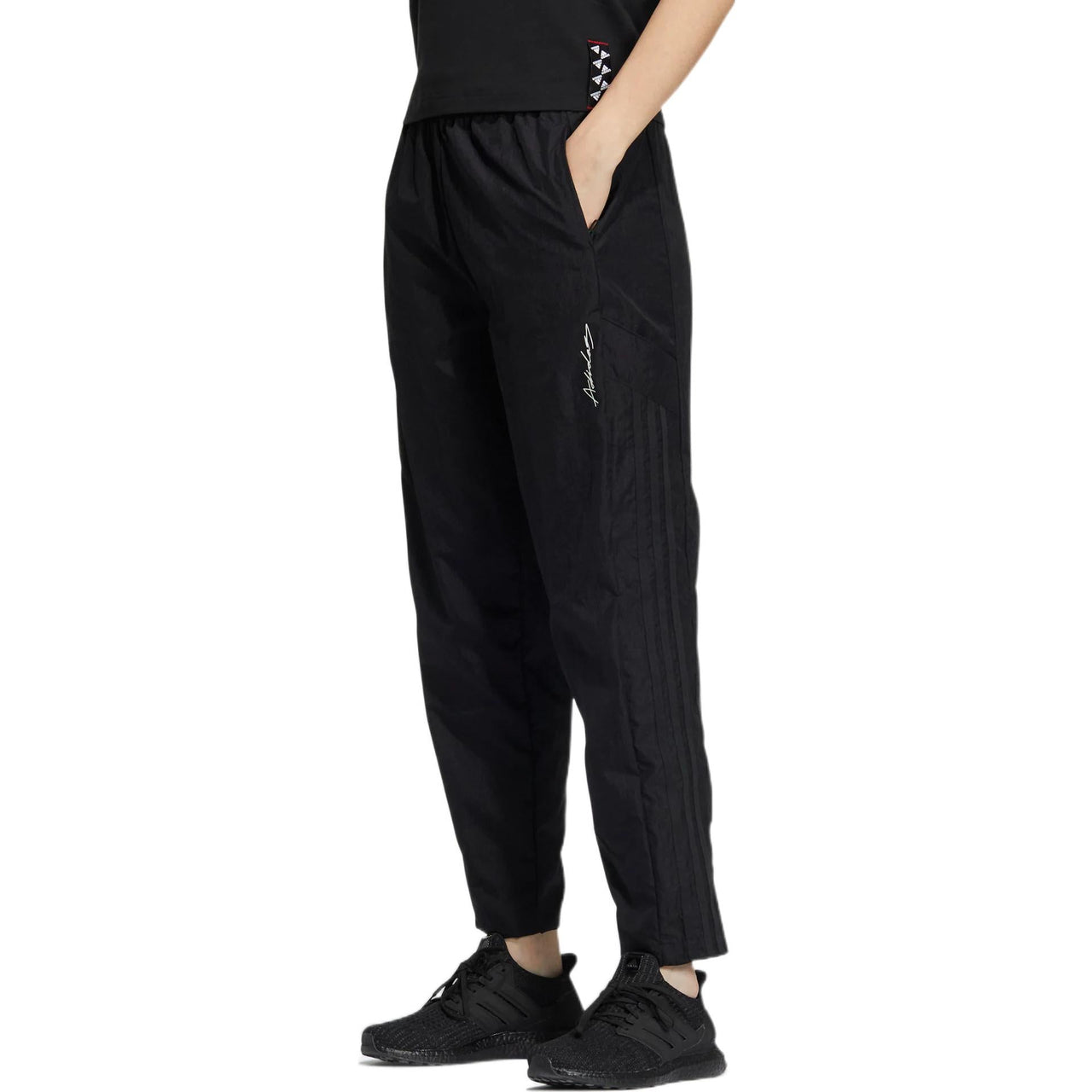 (WMNS) adidas UST Woven Pants 'Black' HM2616