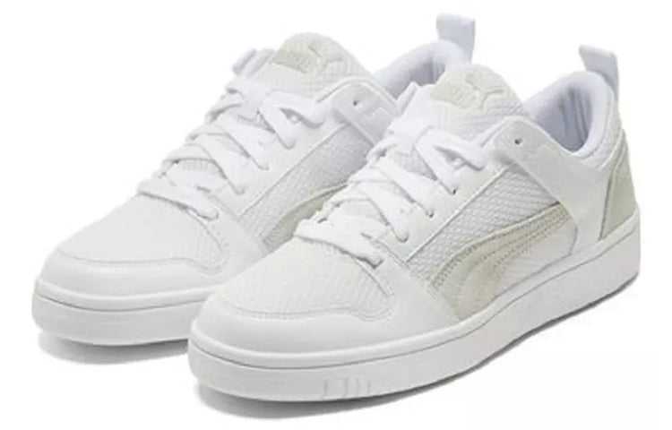 PUMA Rebound Layup Lo Mesh 'White Grey' 370914-06