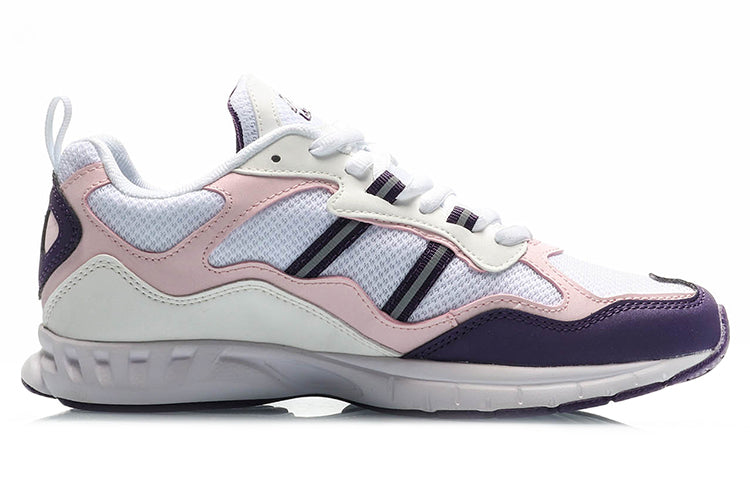 (WMNS) Li-Ning Lightweight Running Shoes 'White Pink Purple' ARBP064-3