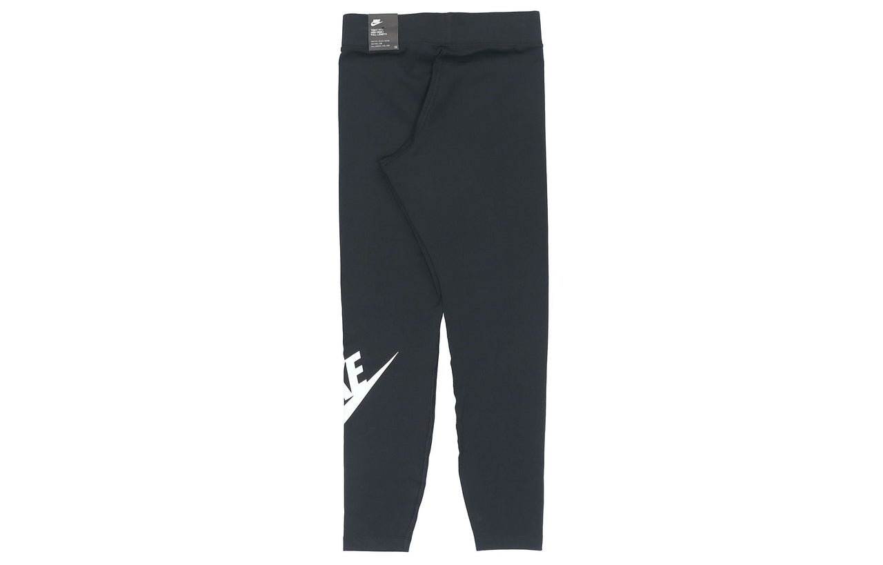 (WMNS) Nike Sportswear Essential Casual Sports High Waist Gym Yoga Leggings Black CZ8529-010