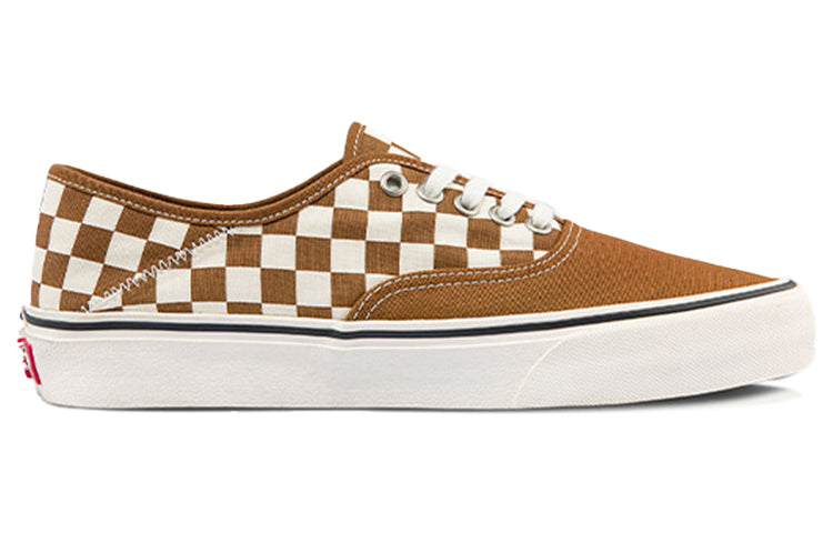 Vans Authentic Low Tops Casual Skateboarding Shoes Unisex Brown White VN0A5HYPAXS